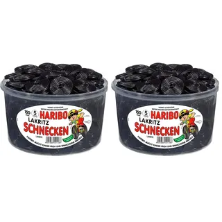 HARIBO Schnecken 150 Stück in Runddose, 1500g