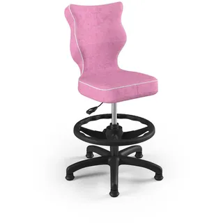 Raumhirsch Furniture Kinderstuhl Petit mit Fußstütze , Rosa, Weiß , Textil , Quadratisch , 66x96x66 cm , Babymöbel & Kindermöbel, Babyzimmer, Kindersessel & Kindertische
