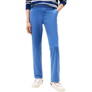 Tommy Hilfiger Herren, Chino Hose Core Denton Essential Twill, straight fit blau (angora Blue), 34W/34L