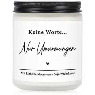 Craftique Trauerkerze Trauergeschenk, Trauerkerzen mit Spruch, Trauer Geschenk, Trost Geschenke, Aufmunterung Geschenke, Lieblingsmensch Geschenk, Gute Besserung für Frauen Männer, Mutmacher
