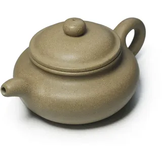 Yxhupot Teekanne aus Ton, chinesische Zisha-Teekanne, 250 ml, echter violetter Ton, Teesieb, loser Tee (Erbsengrün, Grau)