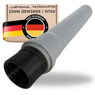 ULROAD Muffe 32mm Staubsauger Schlauch auf HT50 Rohr DN50 Adapter Absaugadapter für Absaugung Werkstatt