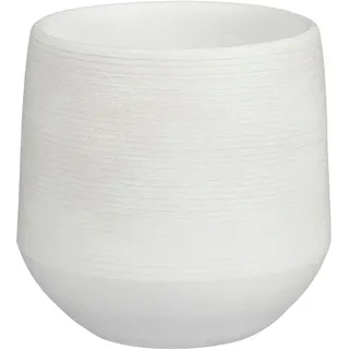 Mica Decorations Übertopf Evora Ø 19 cm x 18 cm Offwhite