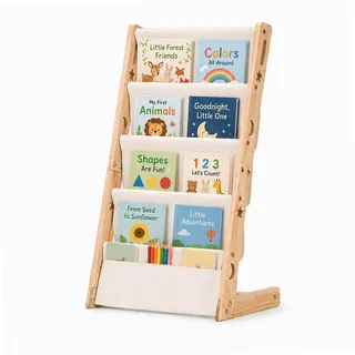 COSYLAND Kinderbücherregal Kiefer 4 Fächer
