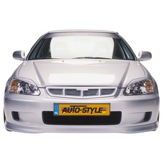 AUTO-STYLE Frontspoileransatz kompatibel mit Honda Civic 1999-2001 'Type-R Look'