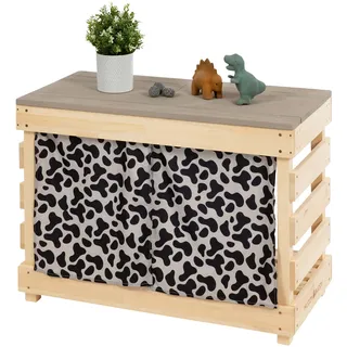 Muddy Buddy MUDDY BUDDY® »Matschküche, Little Leo, natur - warmgrau« FSC® - schützt Wald, grau