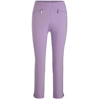 GOLDNER 7/8-Hose »Kurzgröße Stretchhose LOUISA, dehnbar & mit Taschen«, lila