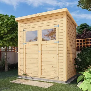 Bertilo Gartenhaus Amrum 1 Natur 120 cm x 180 cm FSC®