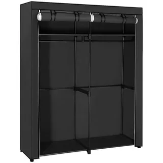 Songmics Stoffschrank RYG02BK schwarz 140,0 x 43,0 x 174,0 cm, 1 St.