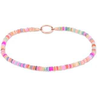 TAMARIS "Schmuck Geschenk Edelstahl Körperschmuck All About Beads", mit Naturstein, roségoldfarben, grün, beige, pink, rosé, hellblau, grün, beige, pink, rosé, hellblau),