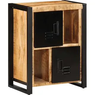 vidaXL Sideboard 55x35x70 cm Raues Mangoholz - Braun