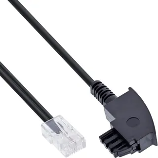 InLine TAE-F Kabel für DSL-Router, TAE-F Stecker an RJ45 8P2C, 15m