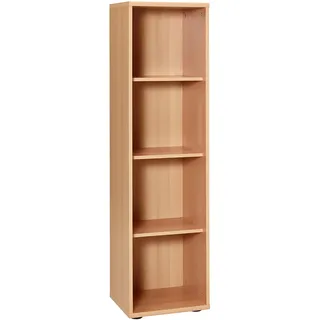 MÖBELPARTNER Serie 4000 Aktenregal 39,3 x 39,5 x 152,8 cm braun