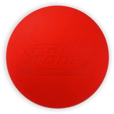 PROTONE - Lacrosse Ball/massageball für Triggerpunktmassage Crossfit Physiotherapie (Hellrot)