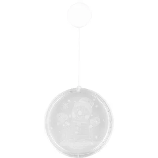 Weihnachtsdeko-Fensterleuchte, innovatives Acryl-LED-3D-Hängeweihnachtslicht für Fenster im Innen- und Außenbereich