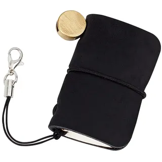 craspire Mini Notizbuch Aus Leder Gebunden Blanko Papier Handgefertigt Tragbar 1,7x1,9 Zoll Vintage Täglich 64 Seiten Reise Nachfüll Notizblock Klein Für Männer Und Frauen Schlüsselanhänger Geschenke