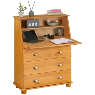 Idimex Sekretär Gomes , Holz , Kiefer , Vintage , 82x108x38 cm , FSC Mix , Büromöbel, Schreibtische, Sekretäre