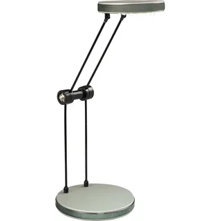 Näve Leuchten LED Tischleuchte ALEKO mit LED Platine LED Tischleuchte ALEKO mit LED Platine Tischleuchten - LED-Tischleuchte "ALEKO", Tischlampe im Modern Style, ausMetall und Kunststoff in schwarz, 30 cm hoch, Maße 9 x 11 cm, inkl. LED – Schnurschalter - Silber