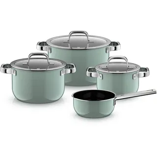 WMF Kochtopfset 4-tlg. 16 cm rund + 20 cm rund + 16 cm rund