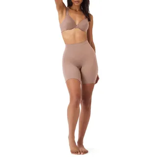 SPANX Shapewear für Damen Tummy Control Power Short (Regular und Übergröße), Café Au Lait, L
