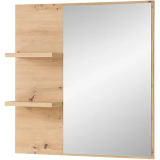 Innostyle Wandspiegel Artisan Eiche 78 x 80 cm - holzfarben , - Maße (cm): B: 78 H: 80 T: 17.0