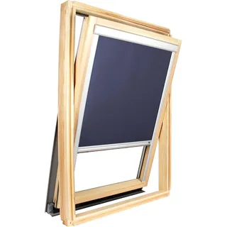 Verdunkelungsrollo für Dachfenster, Rahmenmaß 114 cm x 118 cm, blau