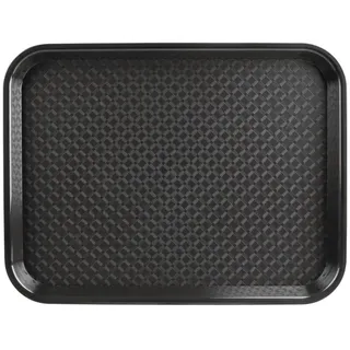Olympia Kristallon Polypropylen-Schnellserviertablett schwarz groß, 450mm