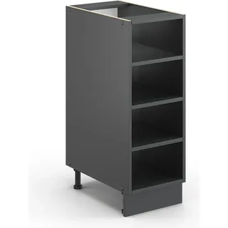 Vicco Unterschrank Küchenregal Fame-Line 30 x 82 x 50 cm Grau