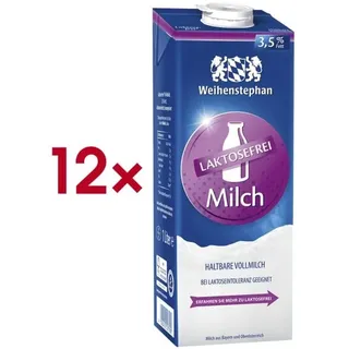 Weihenstephan LAKTOSEFREI Milch 3,5 % 12x 1,0 l