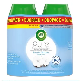 Airwick Air Wick Freshmatic Max DUO Lufterfrischungsspray Nachfüllung Frische Wäsche 2 Stück