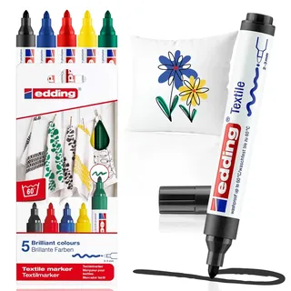 edding Textilmarker 4500 5 St. Blau/Mehrfarbig