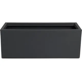 Ondis24 Blumenkasten 79,5 x 29,5 x 29 cm Grau