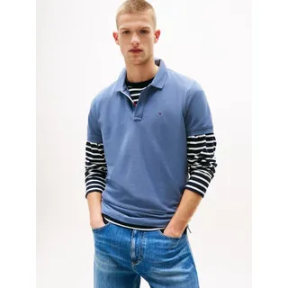 Tommy Hilfiger Tommy Jeans Placket Slim Fit Kurzarm-poloshirt - Blue Moment - L