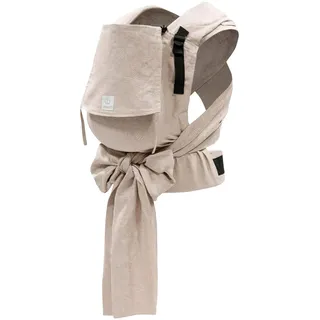 Stokke Limas™ Babytrage, Floral Beige – Bio-Baumwolle, ab Geburt bis 15 kg | 3 Trageoptionen: vor dem Bauch, auf der Hüfte & auf dem Rücken - Von Geburt (3,2 kg) bis Kleinkindalter (15 kg)
