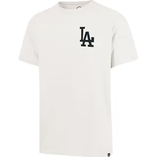 47 Mlb Los Angeles Dodgers Spin Out Midweight Drop Shoulder Kurzarm-t-shirt Weiß L Mann Weiß L - Weiß