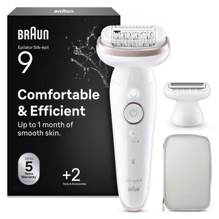 Braun Silk-épil 9 SES9-030 Weiß/Rosa