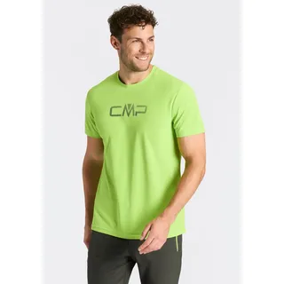 Funktionsshirt CMP "MAN CO T-SHIRT", Herren, Gr. 46, mela, Obermaterial: 100% Polyester, normal, Rundhals, Shirts Funktionsshirt