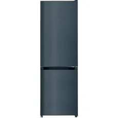 CHiQ FBM260L Freistehender Kühlschrank mit Gefrierfach 260L | Kühl-Gefrierkombination Low-frost Technologie | 176 x 54 x 55 cm (HxBxT) | 12 Jahre Garantie auf den Kompressor*, Dunkler Edelstahl Look