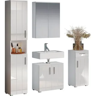 WELLTIME Prag 4-tlg. Weiß