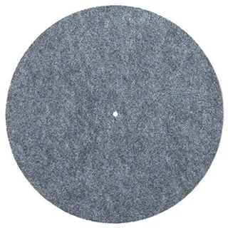 Filz-Plattenspieler-Matte für LP-Vinyl-Schallplatten, Audiophil, 3 mm dick, Grau