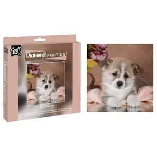 Creative Craft Group Diamond Painting 20*20cm. Dog