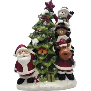 LED Leuchtfigur Lafiora Weihnachtsfiguren H 32 cm 14 LEDs Lichtfarbe bunt batter