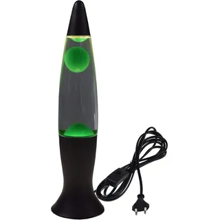 ChiliTec Lavalampe Grün Schwarz 40 cm