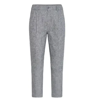 CASUAL FRIDAY Leinenhose Relaxed Fit Blau 34/32