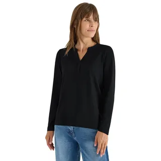 CECIL Shirt im Tunika-Look Black L
