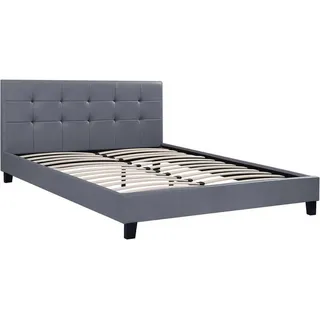 Habitat et Jardin Doppelbett julia - 140 x 190 cm - Grau