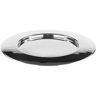 Fink Platzteller »CAMPO, aus Edelstahl, Durchmesser ca. 33 cm«, (1 tlg.), Dekoteller für Weihnachten, Kerzenteller