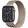 Watch Series 11 GPS + Cellular 42 mm Titaniumgehäuse gold Milanaise Armband gold S/M
