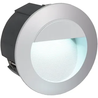 EGLO Zimba-LED Einbauleuchte 1 flammig rund silber