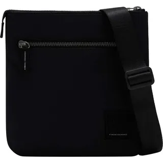 Giorgio Armani Icon Flat Crossbody Synthetik Black